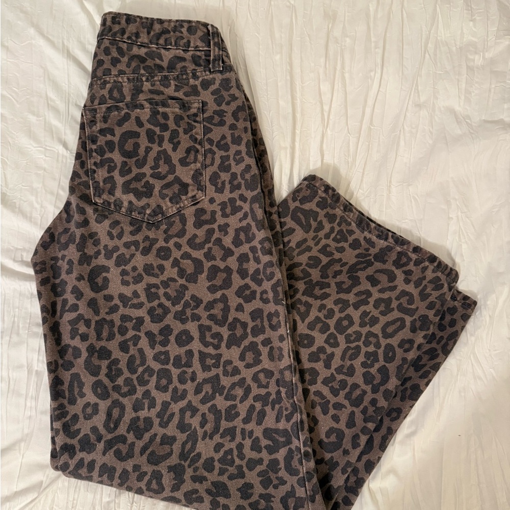 Wild Fable Cheetah Print Jeans